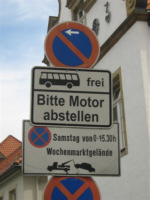 Busse bitte Motor abstellen