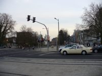 Verdeckte Ampel am Lappan