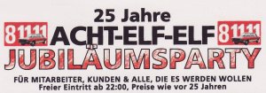 25 Jahre Mietwagen Hatscher - Jubiläumsparty