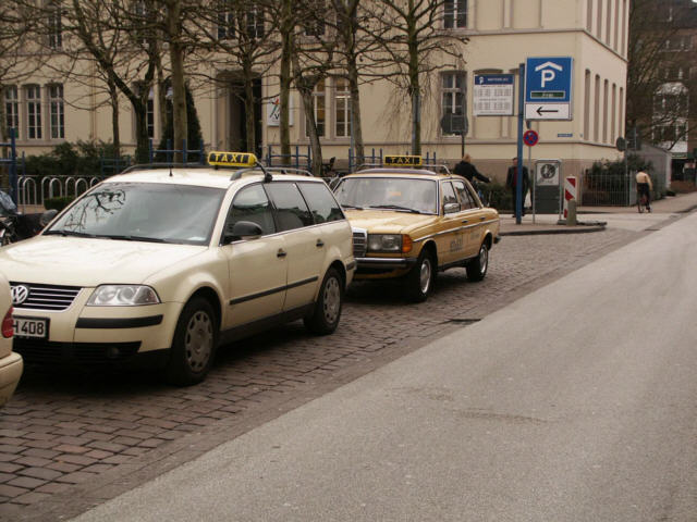 05.03.2006 - Taxi-Werbefahrt mit 123er-Benz