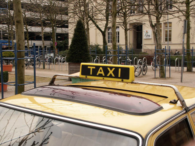 05.03.2006 - Taxi-Werbefahrt mit 123er-Benz