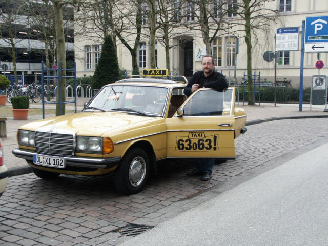 05.03.2006 - Taxi-Werbefahrt mit 123er-Benz