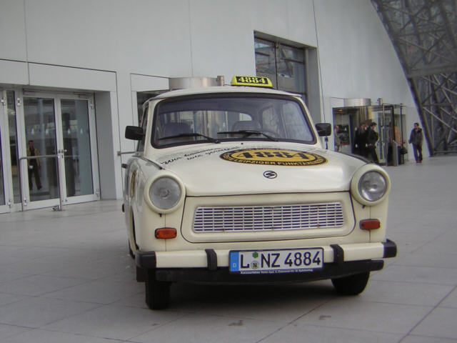 Trabbi Taxi in Leipzig