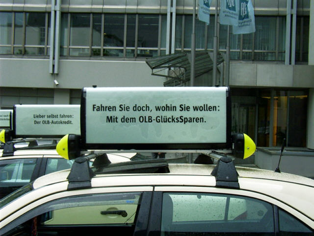 Fahren Sie doch, wohin Sie wollen