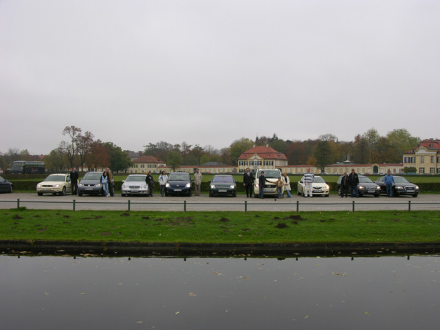 Gruppenfoto der PMT-Info-Reise zur Europäischen Taximesse 2004