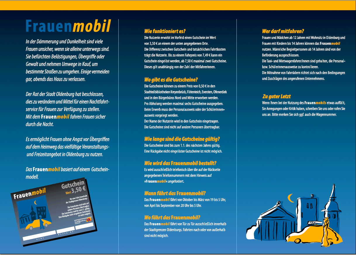 Frauenmobil Flyer