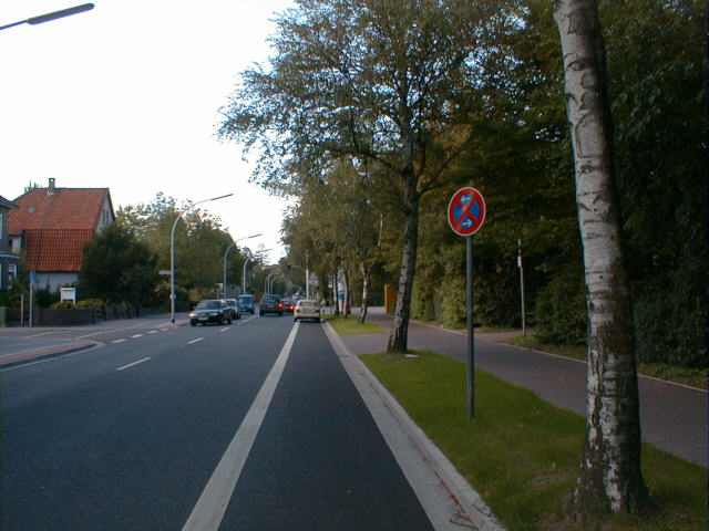 Schmaler Taxistand Stadion