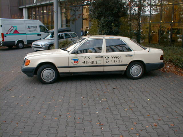 Eurotaximesse 2000: Die Taxi-Aufsicht