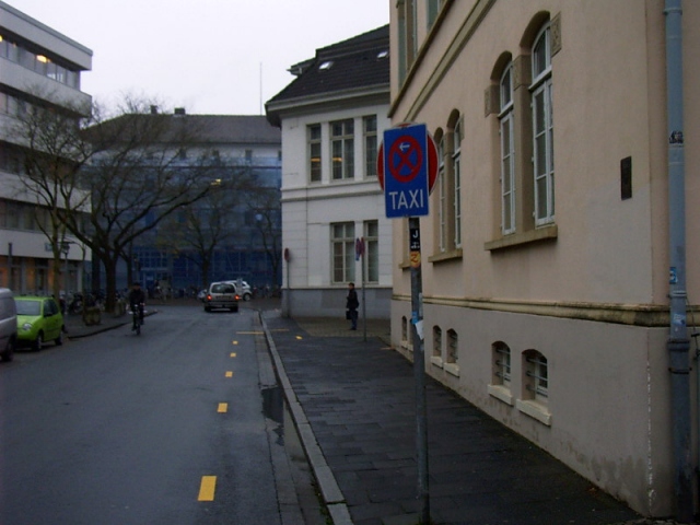 24.11.08 -Taxistand Marktplatz wird ausgelagert