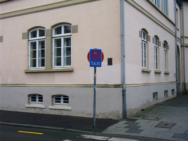 24.11.08 -Taxistand Marktplatz wird ausgelagert